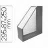 Revistero gris metalico rejilla Q-Connect