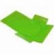 Carpeta lomo flexible gomas con solapas Liderpapel Din A5 color verde