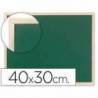 Pizarra Q-Connect verde marco de madera 40x30 cm