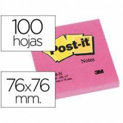 Bloc quita y pon Post-it ® fucsia 76 x 76 mm