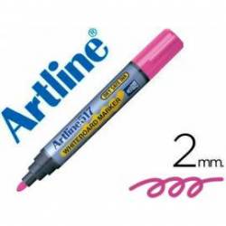 Rotulador Artline EK-517 rosa para pizarra blanca