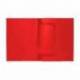 Carpeta lomo rigido gomas portadocumentos Beautone Din A4 rojo