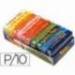 Plastilina Jovi colores surtidos pequeña paquete 10 colores 50 gr