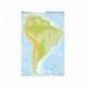 Mapa mudo de America del Sur fisico