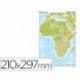 Mapa mudo de Africa fisico