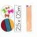 Papel crespon Liderpapel color naranja claro