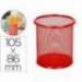 Cubilete portalapices marca Q-Connect rojo rejilla