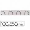 Perchero metalico pared Sie 611 Blanco 4 colgadores