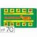 Plastilina Jovi color verde claro pequeña 50 gr
