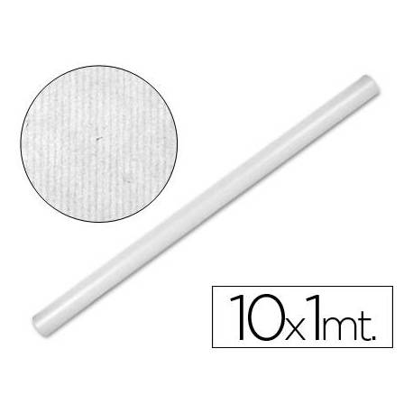 Bobina papel tipo kraft Liderpapel 65 g/m² 10 x 1 m color blanco