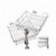 Bandejas giratorias metalicas cromadas Q-Connect