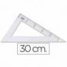 Cartabon de plastico cristal Liderpapel 30 cm