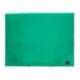 Carpeta lomo flexible con solapas Beautone Din A4 verde transparente