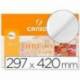 Papel dibujo marca Canson lamina lisa 297x420 mm 130 g/m2