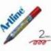 Rotulador Artline EK-517 color rojo para pizarra blanca