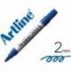 Rotulador Artline EK-500 punta redonda 2 mm recargable azul