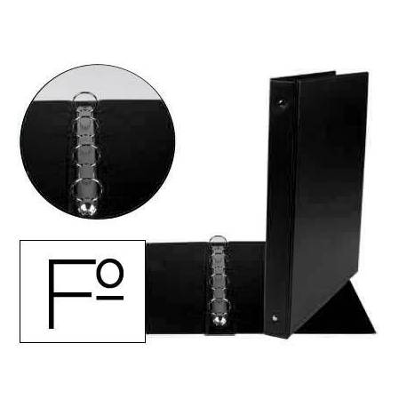 Carpeta plastico Liderpapel Folio lomo 35mm color Negro