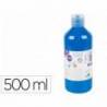 PINTURA DEDOS LIDERPAPEL BOTELLA DE 500 ML COLOR AZUL