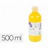 PINTURA DEDOS LIDERPAPEL BOTELLA DE 500 ML AMARILLO