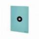 Cuaderno espiral Antartik DIN A5 Cuadricula 5mm Tapa dura 80 hojas 100g/m2 color Verde menta