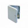 Armario portallaves chapa de acero Q-Connect 20 llaves 275x200x60 mm Gris