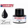 TINTA ROTULADOR EDDING MTK25 CON SISTEMA CAPILAR COLOR NEGRO FRASCO DE 25 ML