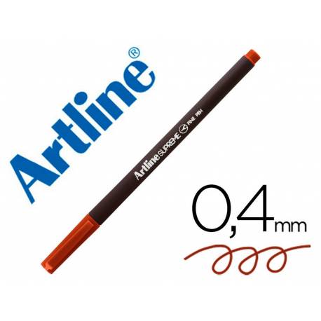 ROTULADOR ARTLINE SUPREME EPFS200 FINE LINER PUNTA DE FIBRA MARRON 0,4 MM