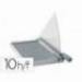 GUILLOTINA DE PALANCA LEITZ DIN A3 BASE PLASTICO LONGITUD CORTE 457 MM CAPACIDAD DE CORTE 10H
