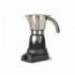 CAFETERA JOCCA ITALIANA ELECTRICA CAPACIDAD 6 TAZAS JARRA TRANSPARENTE SIN CABLES 220-240V COLOR NEGRO