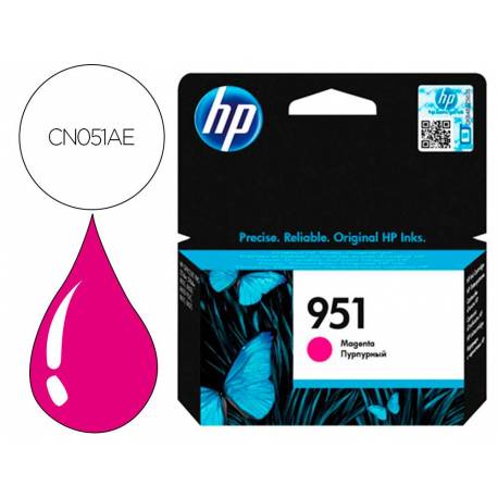 TONER INK-JET HP INYECCION MAGENTA N 951/APROX. 700 P GINAS/A7F64A/1000 PAGINAS