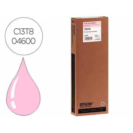 CARTUCHO INK-JET EPSON T8046 COLOR MAGENTA CLARO C13T804600