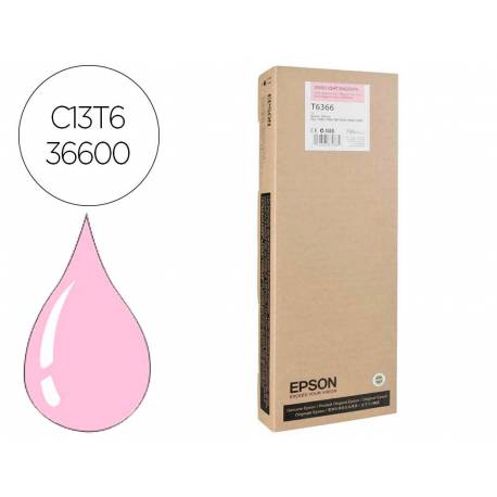 CARTUCHO INK-JET EPSON T6366 COLOR MAGENTA CLARO C13T636600