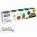 PLASTILINA MILAN SOFT DOUGH NEON CAJA DE 5 BOTES COLORES SURTIDOS 142 GR