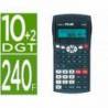 CALCULADORA MILAN CIENTIFICA M240 BLACK 2 LINEAS 240 FUNCIONES 10+2 DIGITOS COLOR NEGRA CON TAPA COLOR GRIS