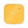 RELOJ LEITZ COSY DE PARED SILENCIOSO CRISTAL 30X30CM AMARILLO