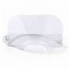 PANTALLA PROTECTORA BUCONASAL LEIBAN CON PROTECTOR PARA BARBILLA MATERIAL PET 17X8,5 CM
