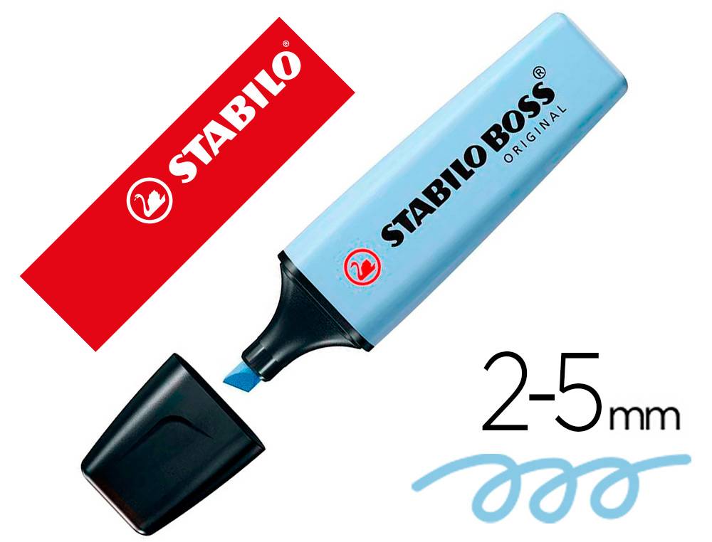 Subrayador Pastel Stabilo 70/111 Azul Nublado
