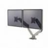 BRAZO PARA MONITOR FELLOWES SERIE EPPA AJUSTABLE ALTURA 2 PANTALLAS NORMATIVA VESA HASTA 10 KG COLOR PLATA