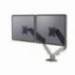 BRAZO PARA MONITOR FELLOWES SERIE EPPA AJUSTABLE ALTURA 2 PANTALLAS NORMATIVA VESA HASTA 10 KG COLOR PLATA