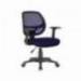 SILLA GIRATORIA Q-CONNECT CON RUEDAS Y RESPALDO MEDIO REGULABLE EN ALTURA 870+120MM ALTO 550MM ANCHO 590MM PROFUNDIDAD