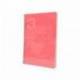 Cuaderno espiral Liderpapel Folio Tapa plastico 80 hojas Pautado Con Margen 80g/m2 Rojo