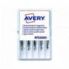 REPUESTO DE AGUJA AVERY CORTA ESTANDAR BASE PLASTICO PARA PISTOLA DE NAVETES TGS005 CAJA DE 5 UNIDADES