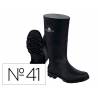BOTAS DELTAPLUS DE SEGURIDAD STONE PVC NEGRO SUELA DE TACOS TALLA 41