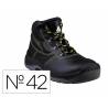 BOTAS DELTAPLUS DE SEGURIDAD PIEL CRUPON PIGMENTADA SUELA PU BI-DENSIDAD COLOR NEGRO TALLA 42