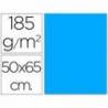 Cartulina Guarro azul maldivas 500 x 650 mm de 185 g/m2
