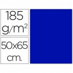 Cartulina Guarro azul ultramar 500 x 650 mm de 185 g/m2