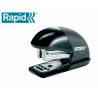 GRAPADORA RAPID MINI FASHION ECO PLASTICO 100% RECICLADO CAPACIDAD 10 HOJAS USA GRAPAS 24/6 Y 26/6 COLOR NEGRO