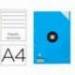 RECAMBIO LIDERPAPEL DIN A4 100 HOJAS 100G/M2 RAYADO HORIZONTAL 4 TALADROS BANDAS DE 5 COLORES ANTARTIK