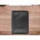 Carpeta portafolios q-connect cremallera 4 anillas 20 mm concalculadora con bolsa para movil color negro 260x355 mm