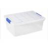 CONTENEDOR PLASTICO PLASTICFORTE 9 LITROS N 29 TRANSPARENTE CON TAPA 260X370X140 MM
